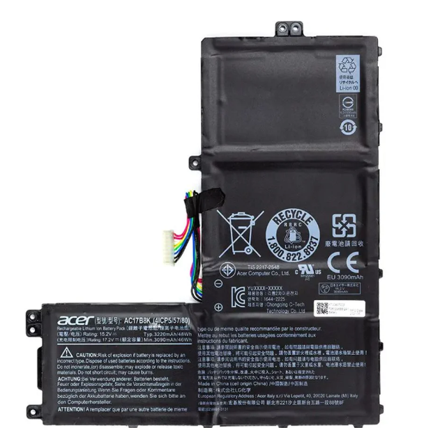 Acer Swift 3 N17P6 Orijinal Notebook Batarya Laptop Pil AC17B8K