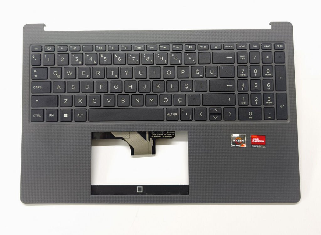 HP Book 15 15-FD 15-FC 15T-FD 15Z-FC 250 G10 255 G10 TPN-Q286 TPN-Q287 Orijinal Klavye Üst Kasa Palmrest