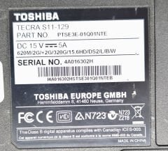 Toshıba Tecra S11-129 Anakart Kasa Ekran i7 İşlemci Klavye