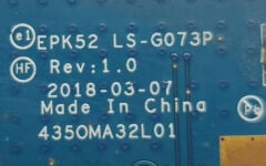 HP 15-DA 15-DB 15T-DB 15-DR 250 G7 255 G7 256 G7 TPN-C135 TPN-C136 Orijinal Touchpad Buton Kart LS-G073P