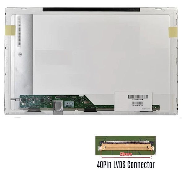 Dell inspiron P18F Uyumlu 15.6 Standart 40 Pin HD 1366-768 Led Ekran
