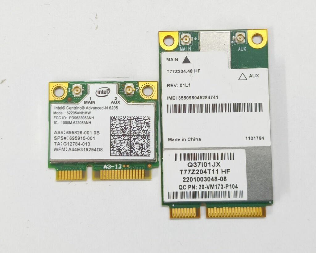 FUJITSU LIFEBOOK U772 Orijinal Wireless Wan Kart Set 695915-001