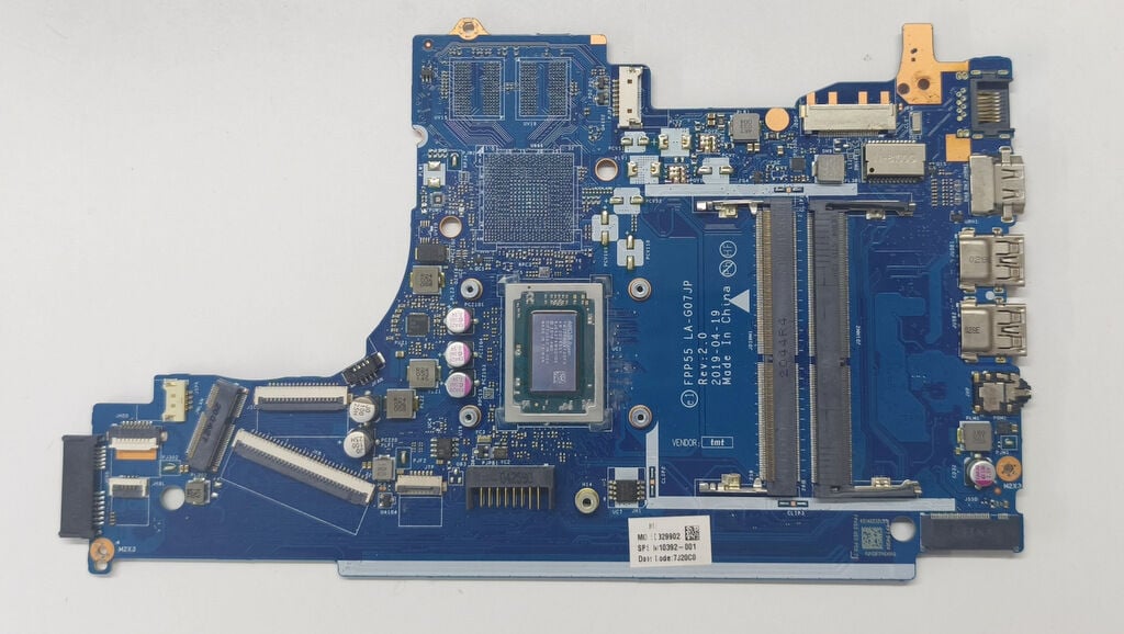 HP 15-DA 15-DB 15T-DB 15-DR 250 G7 255 G7 256 G7 TPN-C135 TPN-C136 Orijinal Anakart RYZEN 3-3200U LA-G07JP