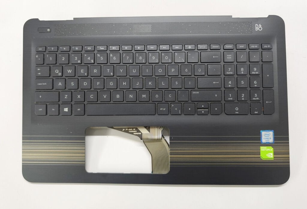 Hp 15-AU 15-AW TPN-Q172 TPN-Q175 Orijinal Full Kasa Menteşe Lcd Kablo ( Klavye Arızalı)