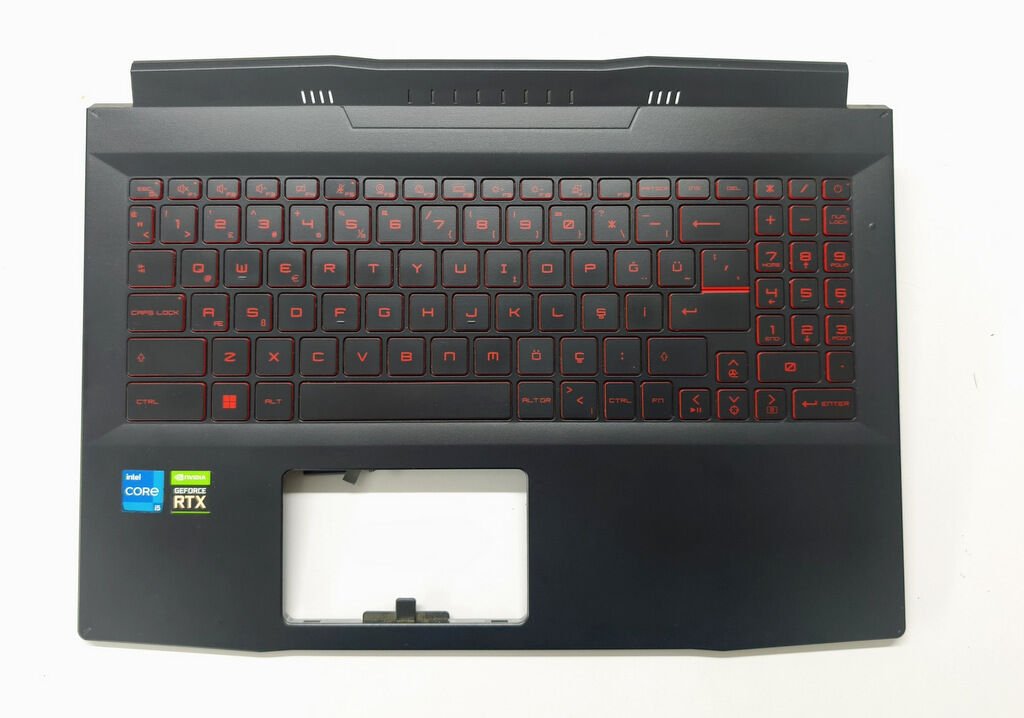 MSI Katana GF66 11UE 11UG MS-1581 MS-1582 MS-1583 MS-1584 GL66  Bravo MS-158K Orijinal Klavye Üst Kasa 307581C211