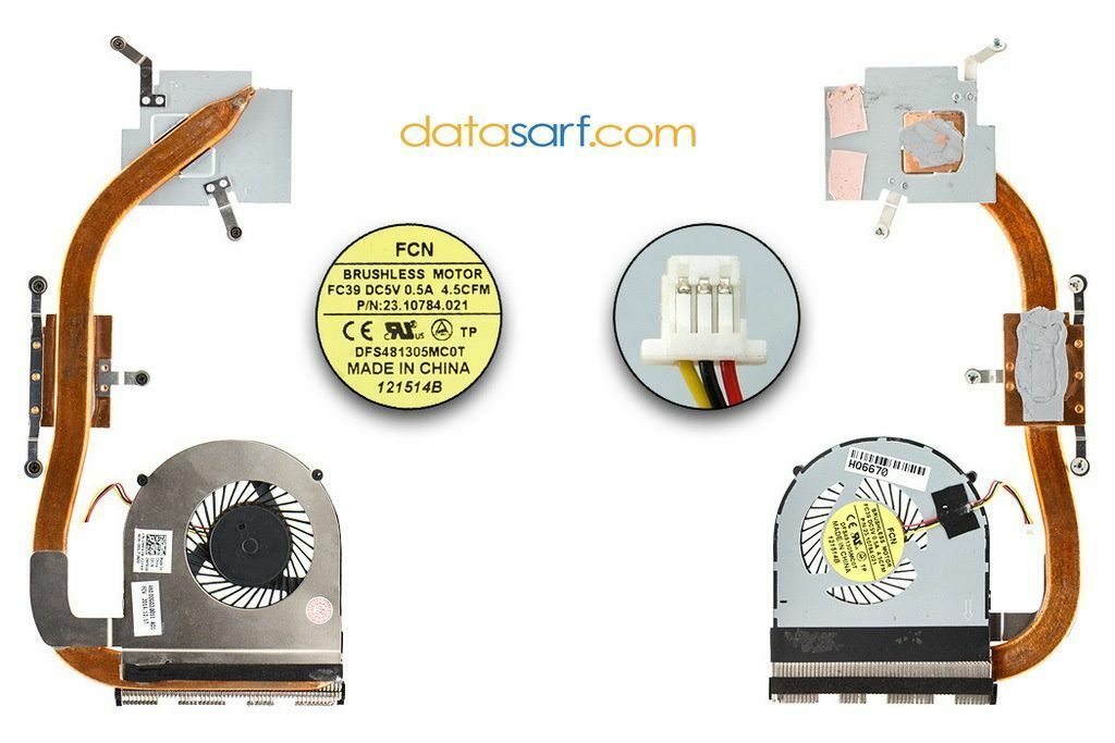 Dell 3551 Fan Heatsink 0Mfr38