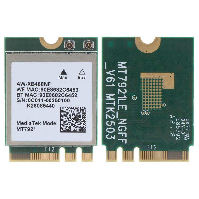 MSI Katana GF66 11UE 11UG MS-1581 MS-1582 MS-1583 MS-1584 GL66  Bravo MS-158K Orijinal Wireless Kart MT7921K