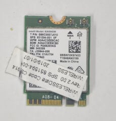 HP Probook 640 G4 645 G4 HSN-114C-4 640 G5 645 G4 HSN-I26C 640 G7 645 G7 Orijinal Wireless Kart 01AX704 İntel 8265NGW 5G