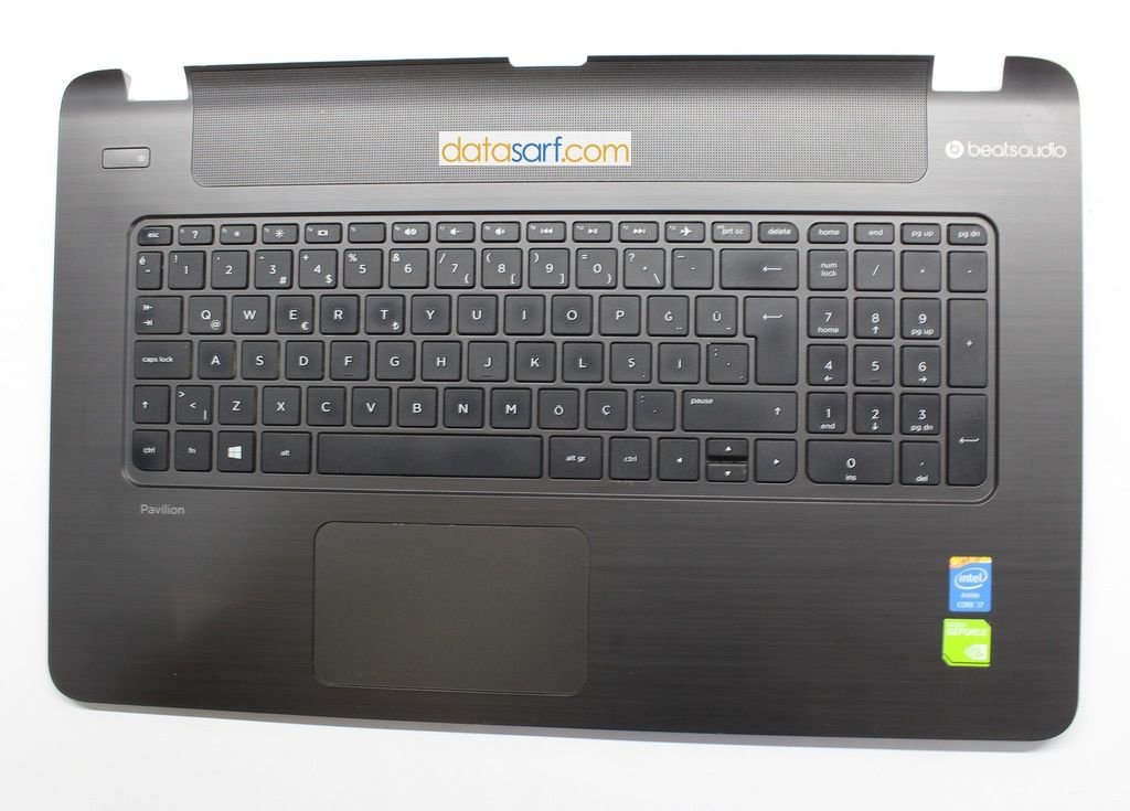 Hp 17-F 17-P  17Z-F 17-T Üst Kasa Klavye