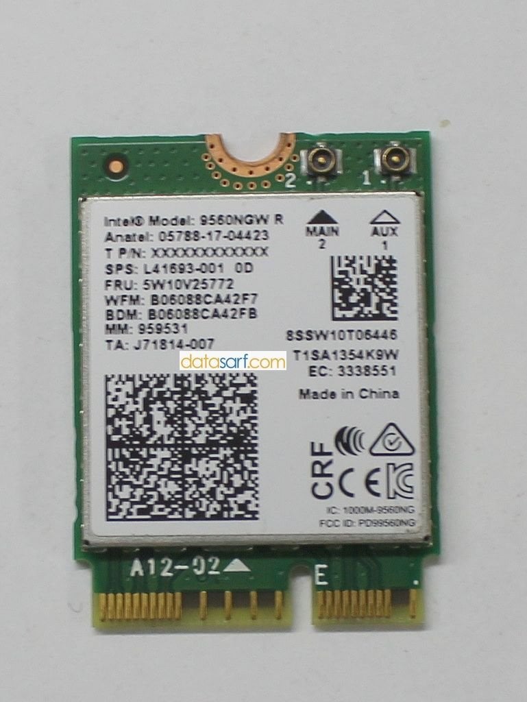 Lenovo Ideapad Gaming 3-15IMH05 Wireless Kart 5W10V25772 L41693-001 İntel 9560NGW