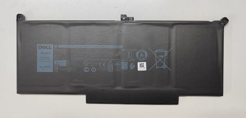 Dell Latitude 7390  7280 E7280 7290 7480 P28S P28S002 Orijinal Batarya Pil F3YGT
