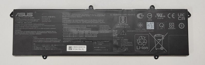 ASUS Vivobook Pro K3400P K3401 K3400 K6400Z M6400R Orijinal Batarya Pil C31N2019