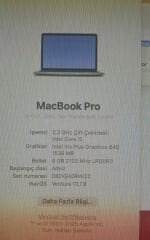 MacBook Pro 2017 A1708 Orijinal Anakart i5
