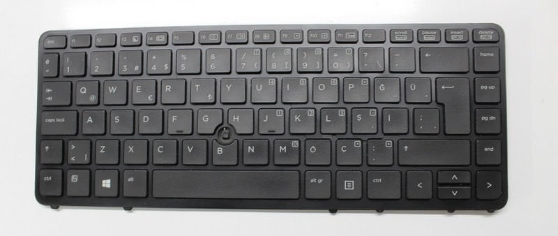 HP EliteBook 840 G2 740 G1 840 G1 740 G2 740 G1 840 G1 740 G2 Orijinal Klavye Çıtası Çatlak