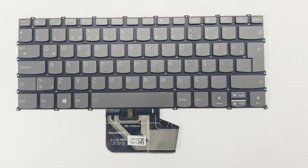 Lenovo ideapad Flex 5-14IIL05 5-14ARE05 5-14ITL05 5-14ALC05 82HU 81X2 Orijinal Işıklı Klavye SN20W85394 SN20Z38235