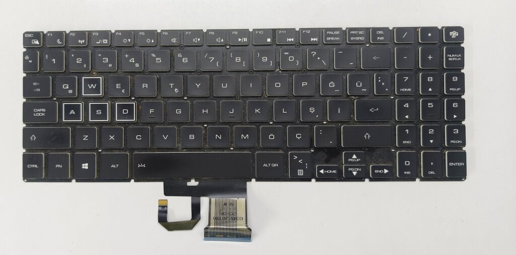 Casper Excalibur G900 G900.1180 Orijinal Arızalı Klavye