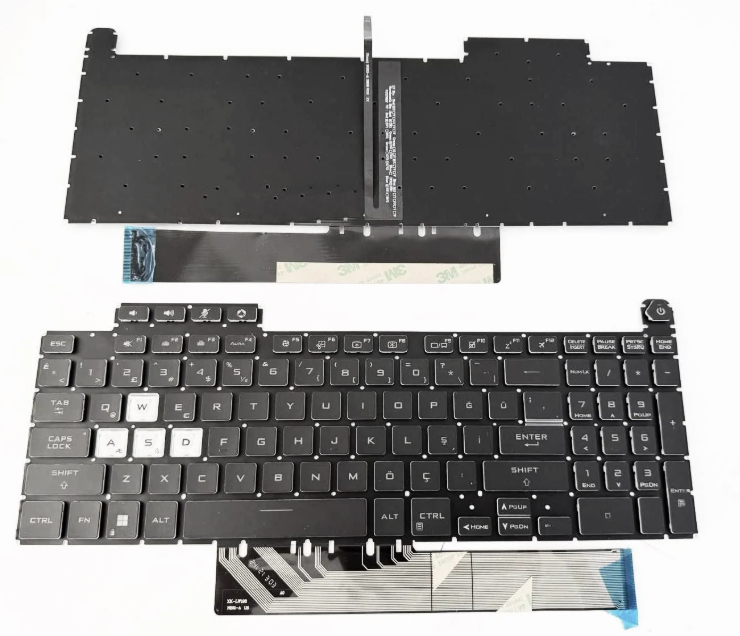 Asus TUF Gaming FX507 Orijinal RGB Klavye AENJSA00010 0KNR0-691HTU00 V210846EE1