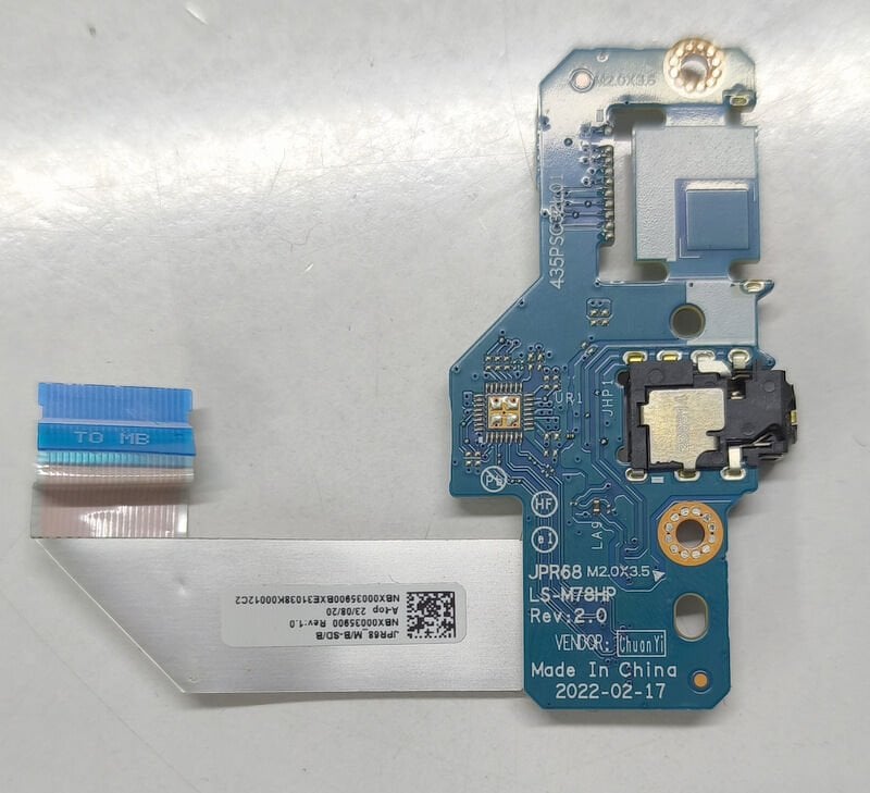 HP Victus 16-R Orijinal Aux IO Kart LS-M78HP