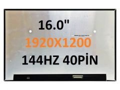 Lenovo Legion Y9000P Uyumlu 16.0 40 Pin 165HZ Ekran Panel 1920x1200 350mm-225mm
