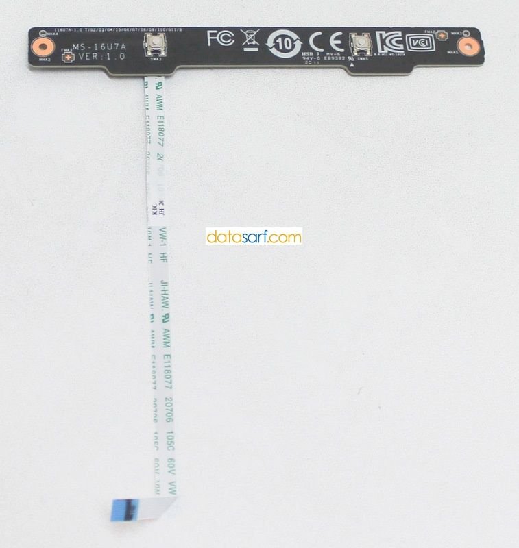 MSI MS-16U3 Touchpad Buton Kart MS-16U7A VER 1.0