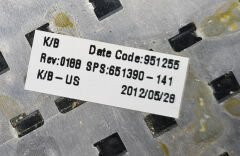 HP EliteBook 2560 2560p 2570 2570P Orijinal Klavye 651390-341