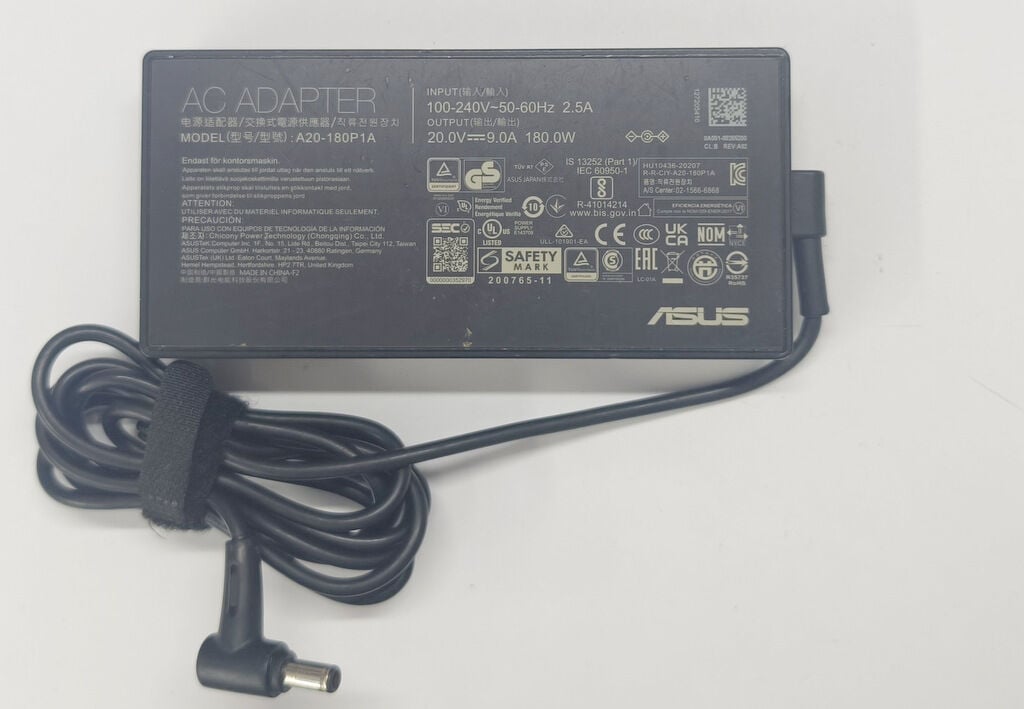 Asus Tuf A20-180P1A Orijinal Notebook Şarj Aleti 20V 9.0A 180W