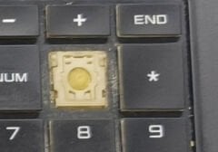 Monster Tulpar T7 V21.1 2 3 4 5 6 7 8 9 Orijinal Klavye Üst Kasa