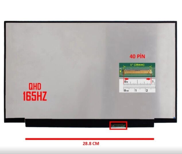 Monster Tulpar T7 V21.1 2 3 4 5 6 7 8 9 T7 V22 V22.1 V22.2 Orijinal Ekran NE173QHM-NY2 V8.0 165 HZ QHD