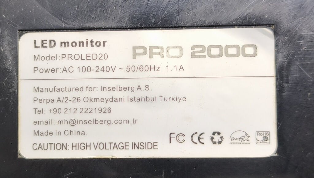 PR0 2000 PROLED20 Anakart Vga Kart Set