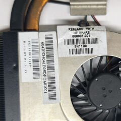 HP DV7-6000 DV7T-6000 TPN-W105 Orijinal Fan Soğutucu Bakır Heatsink 666391-001