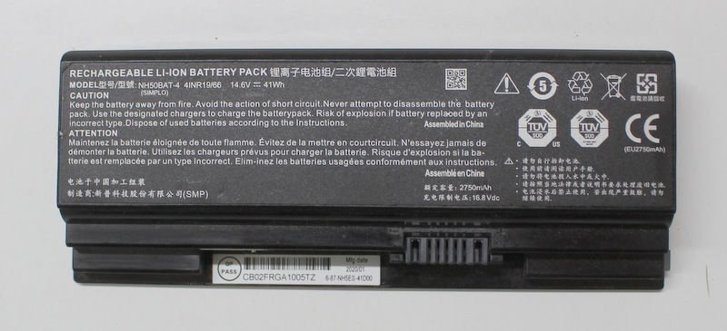 Monster Abra A5 V16.6 Orijinal Batarya Pil NH50BAT-4 %85 Sağlık