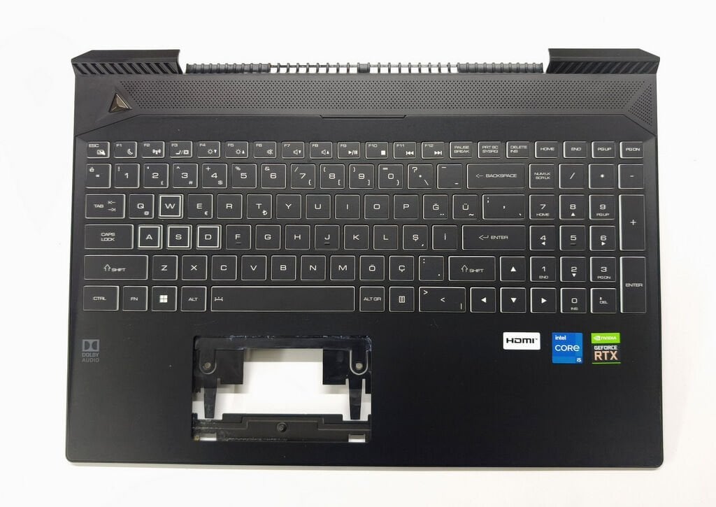 Casper Excalibur G770 Orijinal Üst Kasa Klavye Palmest