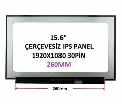Leonovo V15 G3 IAP Uyumlu 15.6 30 Pin Vidasız Ekran Panel FHD IPS MAT 1920-1080P 260mm