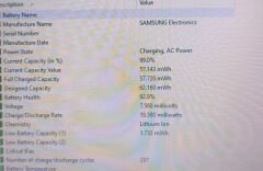 Samsung NP900X4C NP900X4D 900X4C 900X4D Orijinal Batarya Pil %92 Performans  AA-PXN8AR