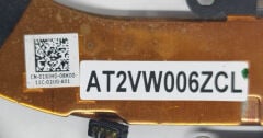 Dell Latitude 5400 5500 5401 5410 5411 P98G Orijinal Fan Soğutucu Bakır Heatsink AT2VW006ZCL