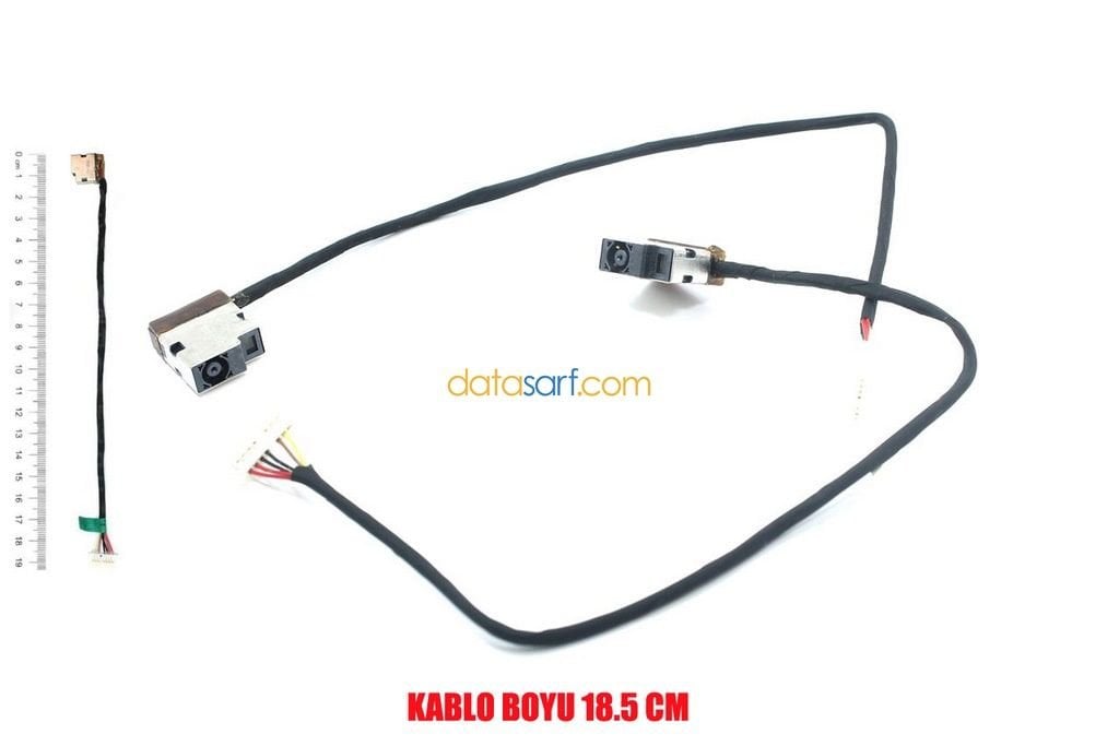 HP TPN-C130 Orijinal Power Jack Şarj Soketi 799749-T17 2.EL