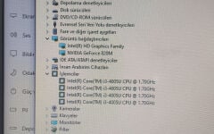 Hp 15-G 15-R 15-H 250 G3 255 G3 256 G3 Orijinal Anakart LA-A992P İ3-4005U GEFORCE 820M 2GB