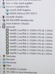 Monster Abra A7 V12.5 Orijinal Anakart İ5-10300H GTX 1650 Tİ