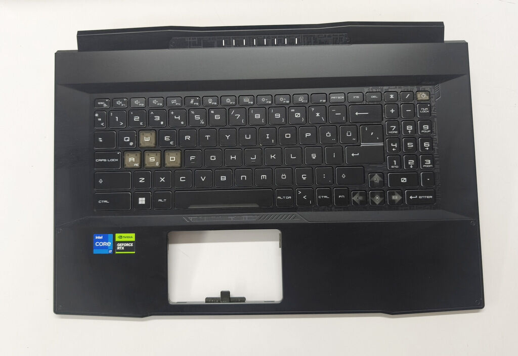 MSI Katana 17 GF76 GL76 MS-17L1 MS-17L2 MS-17L3 MS-17L4 Game Garaj 17 Orijinal Klavye Üst Kasa Palmrest Siyah