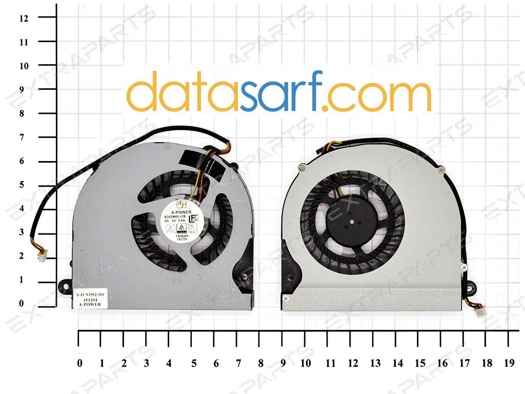 Monster Abra A7 6.5.1 Fan Dfs501105fr0t Fg5b 6-31-N1502-301
