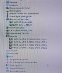 Lenovo İdeapad Yoga 710-14ISK Orijinal Anakart İ7-7500U 940MX 2GB LA-D471P