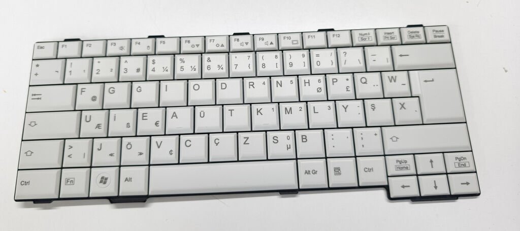 Fujitsu Lifebook S761  S751 S752 S760 S762 E751 E752 T901 Orijinal Klavye MP-09K36003D853 Yabancı