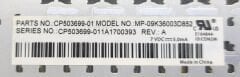 Fujitsu Lifebook S761  S751 S752 S760 S762 E751 E752 T901 Orijinal Klavye MP-09K36003D853 Siyah