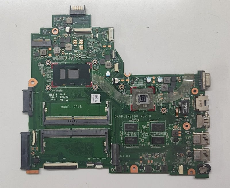 HP 14G-BR Orijinal Anakart i7-7500U R5 M330 DA0P1BMB6D0 REV D