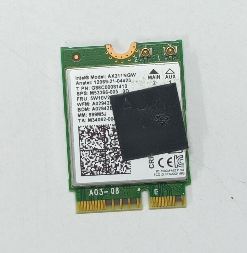 HP ProBook 440 G9 445 G9 440 G8 445 G8 640 G9 645 G9 Orijinal M53366-005 Intel AX211NGW Wi-Fi 6E Bluetooth 5.3 Wireless Card