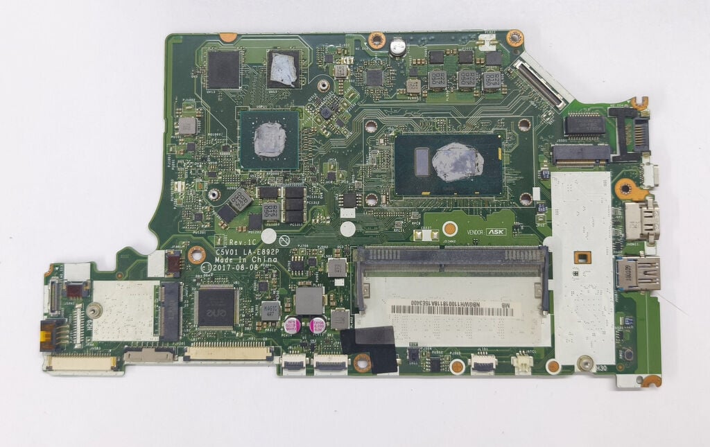 Acer Aspire 5 A515-51 A515-41 A615-51 A315-53 A315-51 A315-41 N17C4 Orijinal Arızalı Anakart LA-E892P