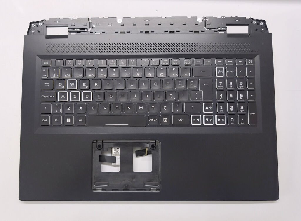 Acer Nitro AN517-42 AN515-47 AN517-55 N22C2 17 İnç Orijinal Klavye Üst Kasa Palmrest ET3SZ000220QSD1 PK133SY1A23