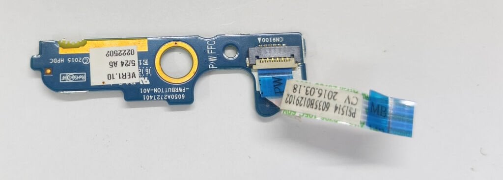 HP EliteBook 840 G3 745 G3 Orijinal Start Power Tetik Kartı