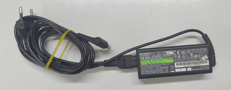 Sony Vaio 19.5V 2A  Orijinal Adaptör Notebook Şarj Aleti 091204-11 NSW24262