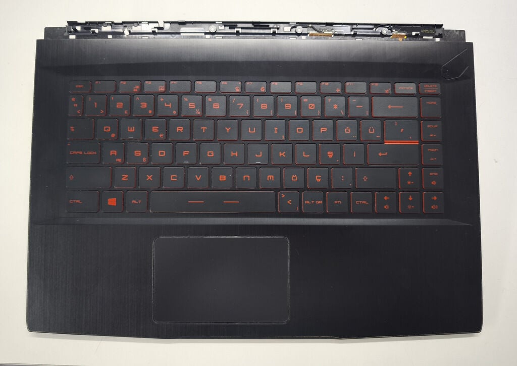 MSI GF63 GF65 MS-16R1 MS-16R2 MS-16R4 MS-16W1 Orijinal Klavye Üst Kasa Palmrest